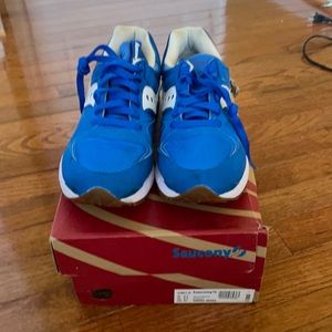 Saucony MEN/HOMMES BLU/WHT GRID 9000